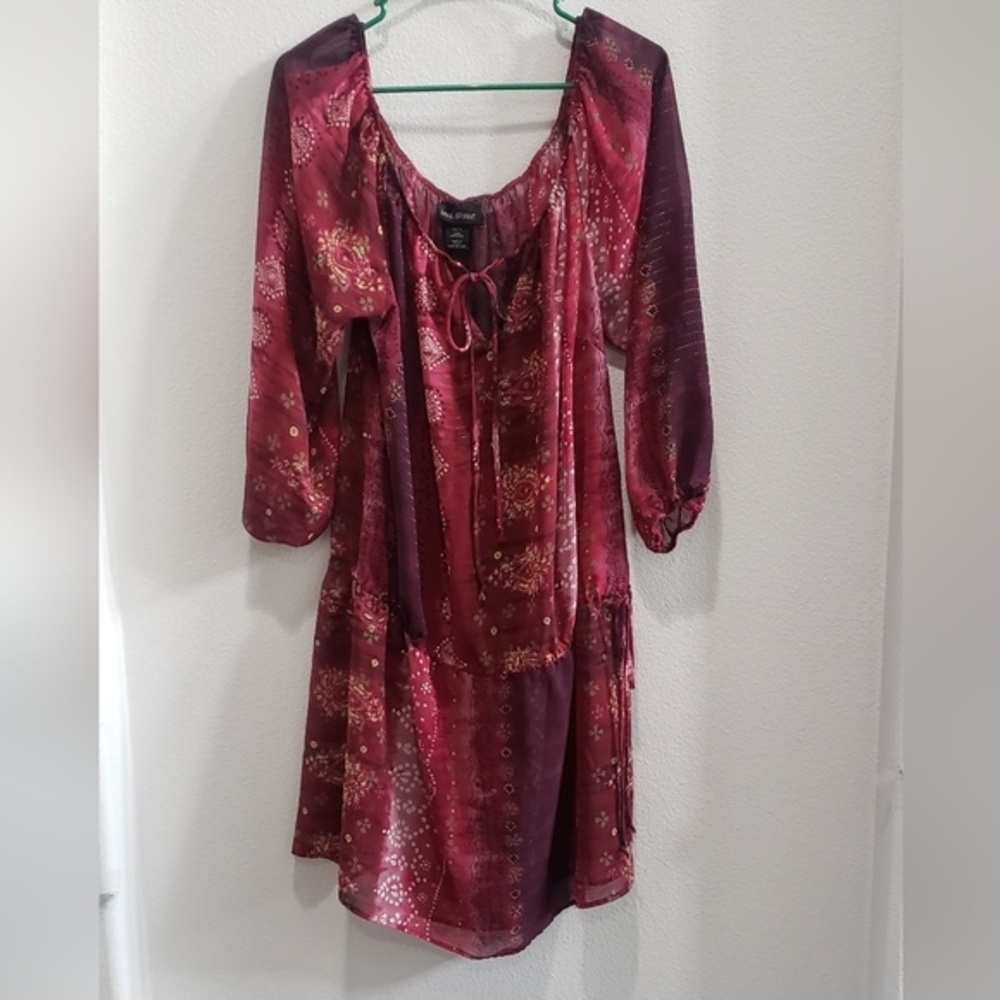 Lane Bryant Garnet 3/4 sleeve blouse size 14/16